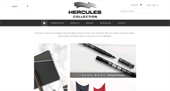 Desktop Screenshot of hercules-collection.com